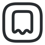 Receipt Square SVG Icon
